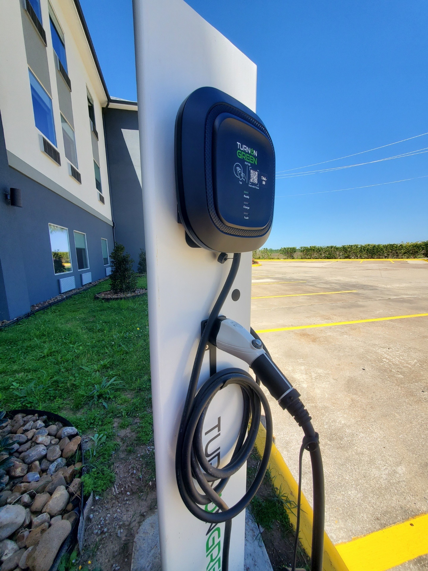 Hotel EV charging installation — East Lake Charles